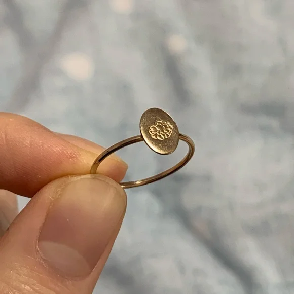 14K GF ring - size 4.5 US - Picture 4 of 5